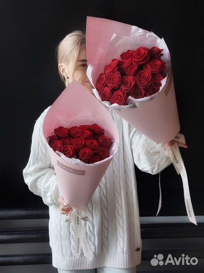 Розы цветы букеты оптом