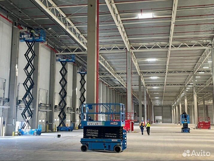 Аренда ножничный и коленчатый подъемник