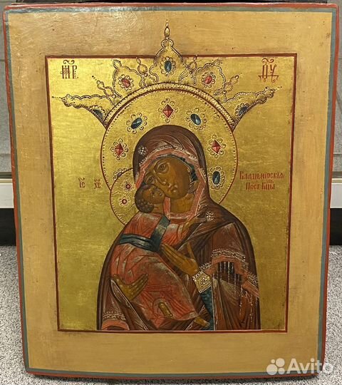 Икона Владимирская Богородица в Короне