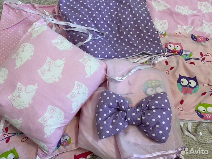 Бортики в детскую кроватку