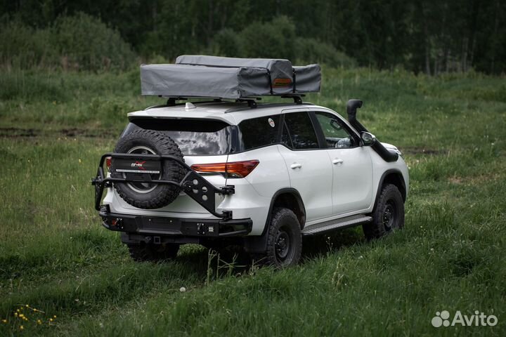 Бампер силовой задний BMS alfa для Toyota Fortuner