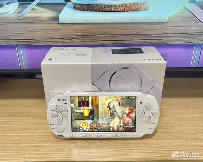 Оригинальная новая Sony PSP 3008”400 игр,64Gb”
