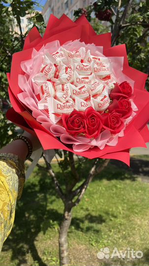 Букет из Raffaello,букет на 1сентября,подарок