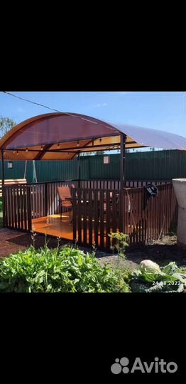 Загну дуги на теплицу - навес