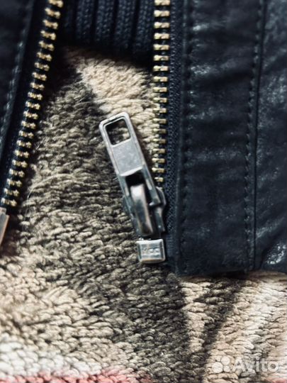 Кожаная куртка мужская 48 50