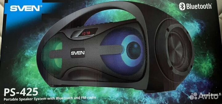 Портативная колонка bluetooth Sven ps-425