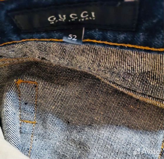 Джинсы Gucci оригинал патч крокодил