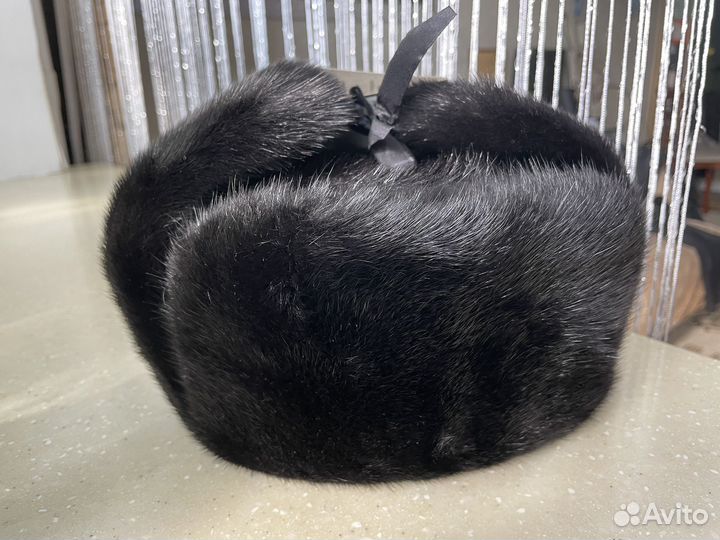 Норковая шапка мужская новая 58