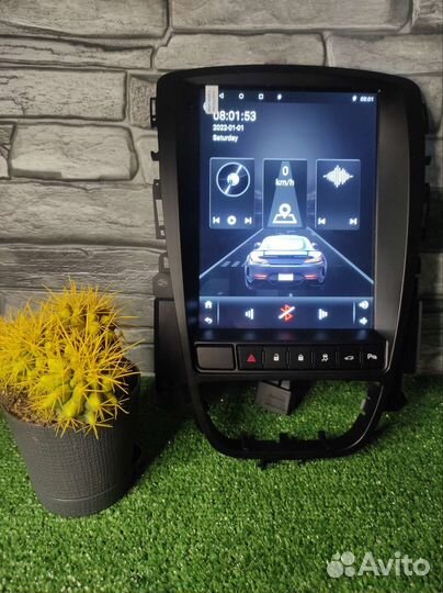 Магнитола в стиле тесла на Opel Astra j