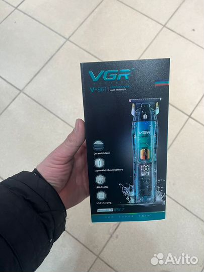 Триммер для бороды VGR новый