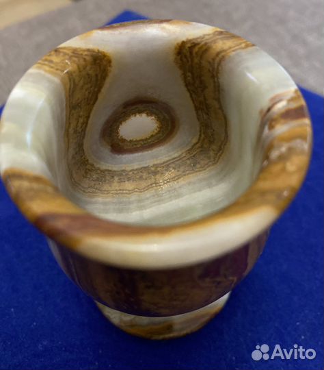 Набор рюмок из оникса, подарочный, новый