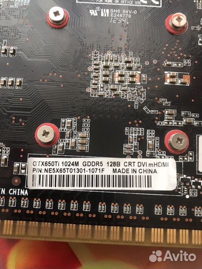 Видеокарта gtx 650 ti