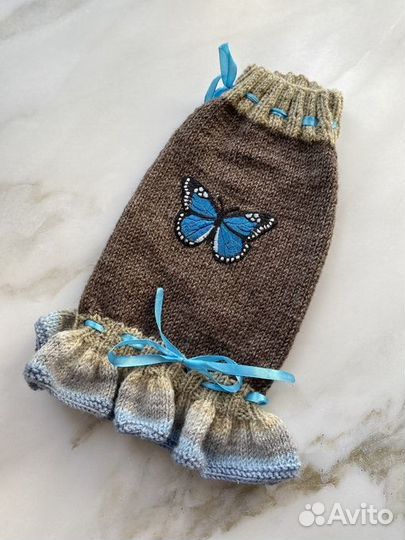 Платье-жилетка для собачки или кошки