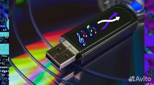 Флешка usb 16gb в машину Mp3