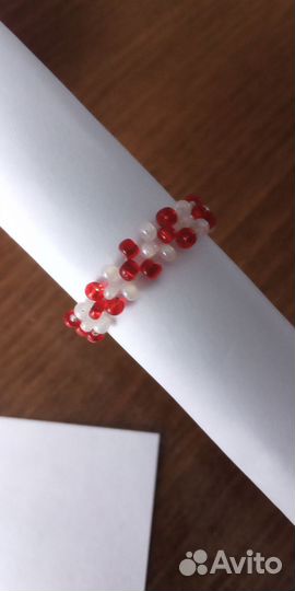 Кольцо из бисера облоко грибы
