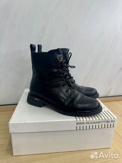 Демисезонные женские ботинки 38р. натуральная кожа