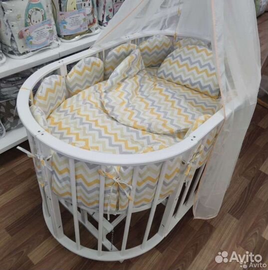 Бортики на детскую кроватку