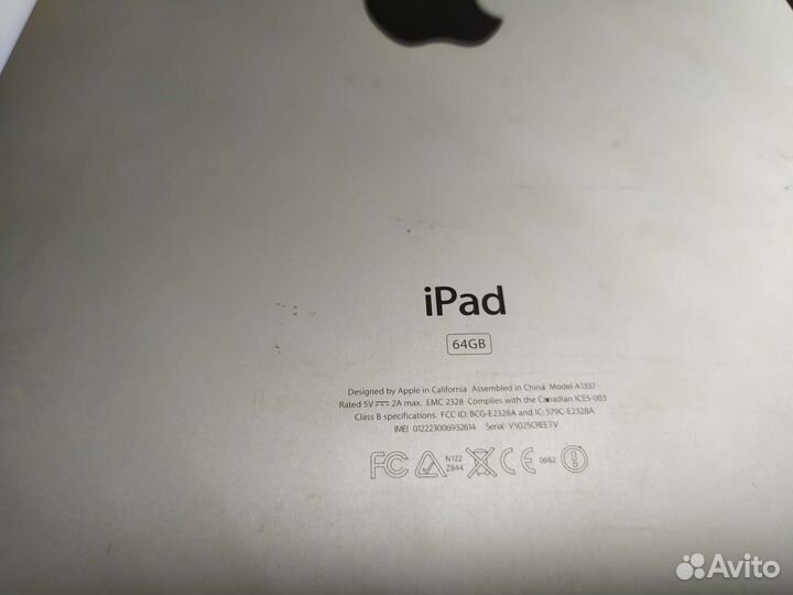 Планшет apple iPad A1337 1 поколения