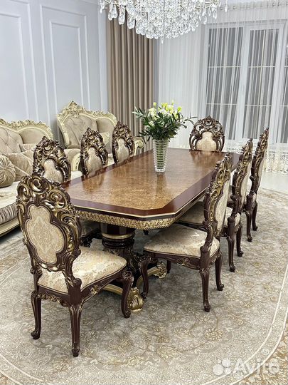 Комплект стол 8 стульев