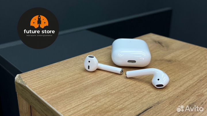 AirPods 2 (гарантия+чехол)