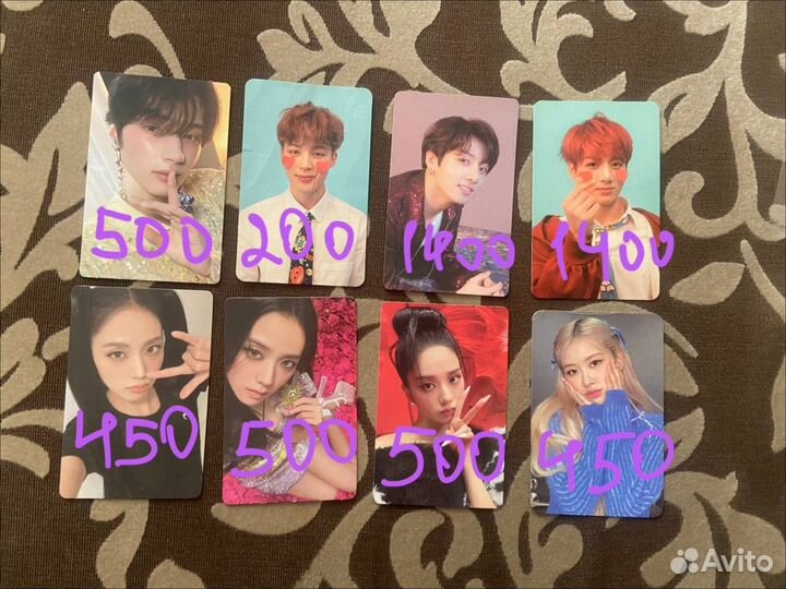 Карты bts blackpink