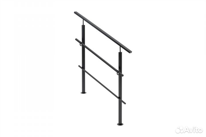 Перила металлические для лестницы