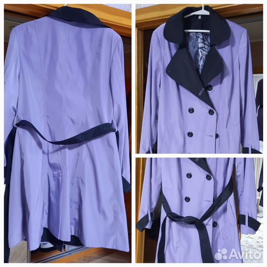 Плащ тренч женский 52 размер