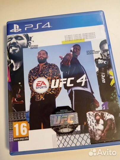 Ufc 4 ps4 диск