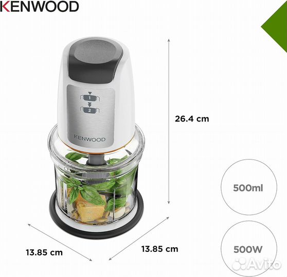 Кухонный измельчитель Kenwood Easy Chop CHP61.100WH