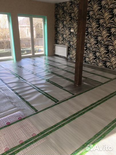 Монтаж электрического теплого пола