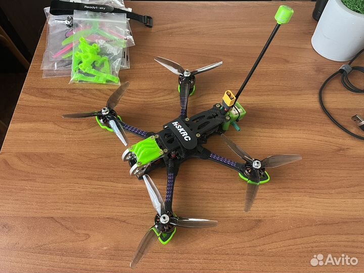 Fpv квадрокоптер 5 дюймов, 6s, elrs