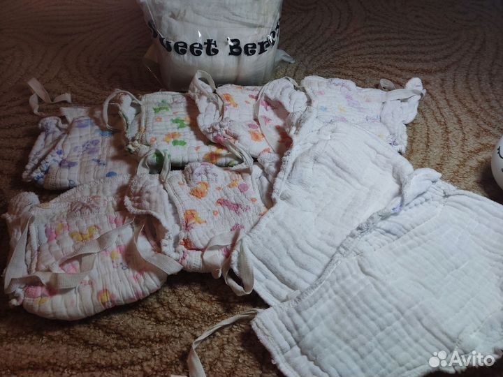 Подгузники пампусики многоразовые марлевые, S