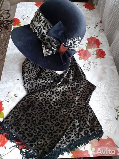 Шляпа женская черная