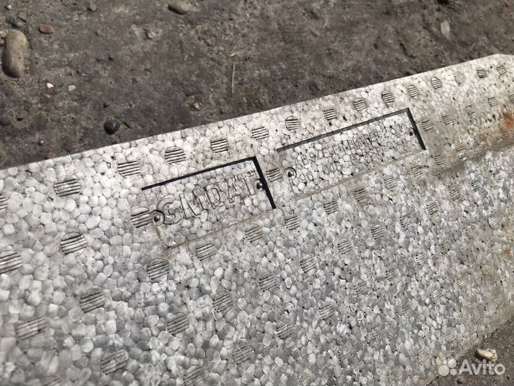 Усилитель (адсорбер) бампера шевроле авео