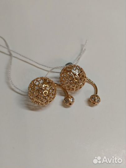 Золотые серьги