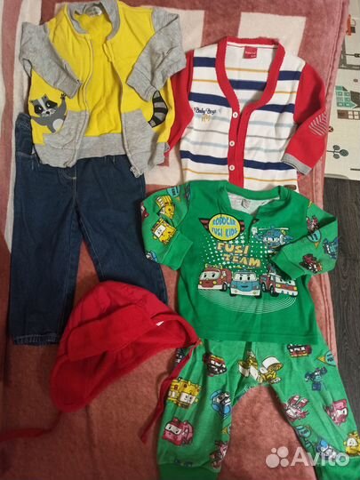Пакетом вещи для мальчика 74 80 86