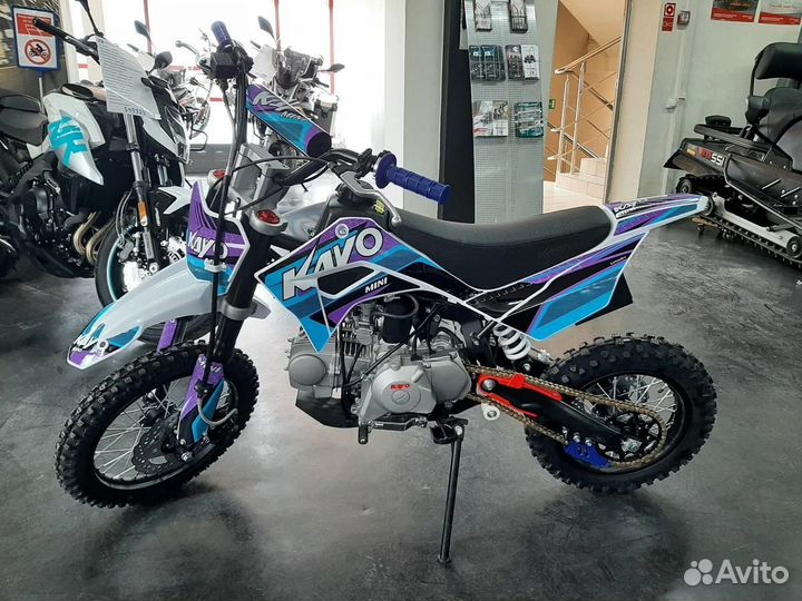 Мотоцикл kayo mini YX125EM pitbike Витрина