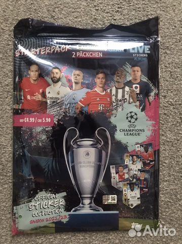 Topps лига чемпионов 2022/2023