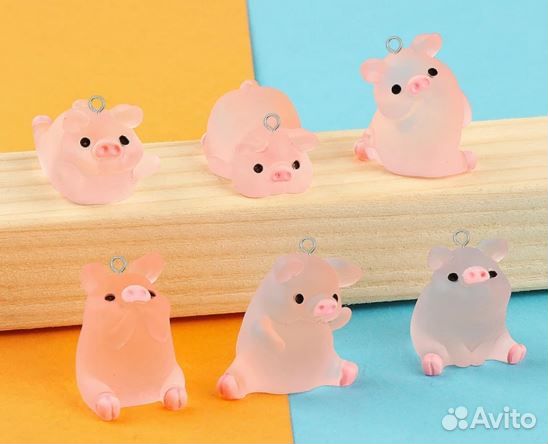 Серьги Милые Поросята