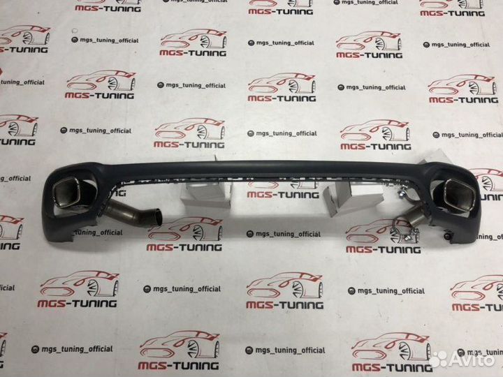 Диффузор бампера с насадками 5.0 BMW X6 f16