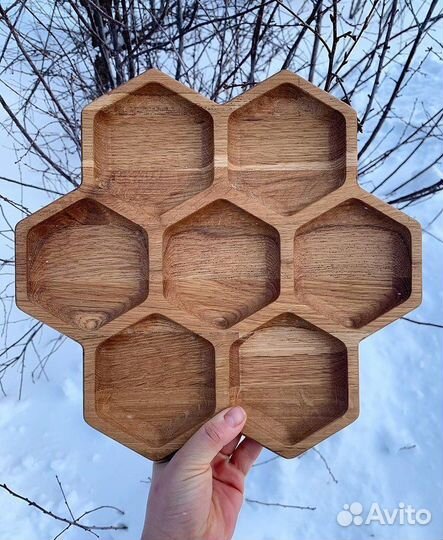 Менажница из дуба