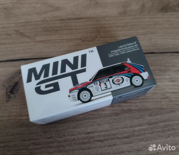 Mini GT Lancia Delta Integrale Evoluzione#3 + кейс