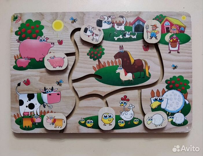 Деревянный лабиринт На ферме