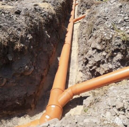 Монтаж систем водоснабжения и канализации