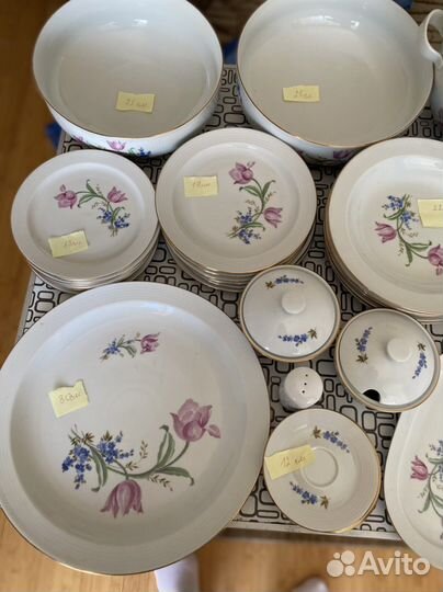 Столовый и кофейный сервиз гдр