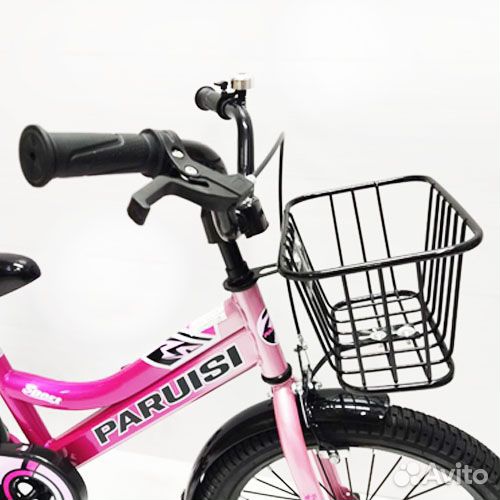 Детский велосипед на рост 105-120см, розовый