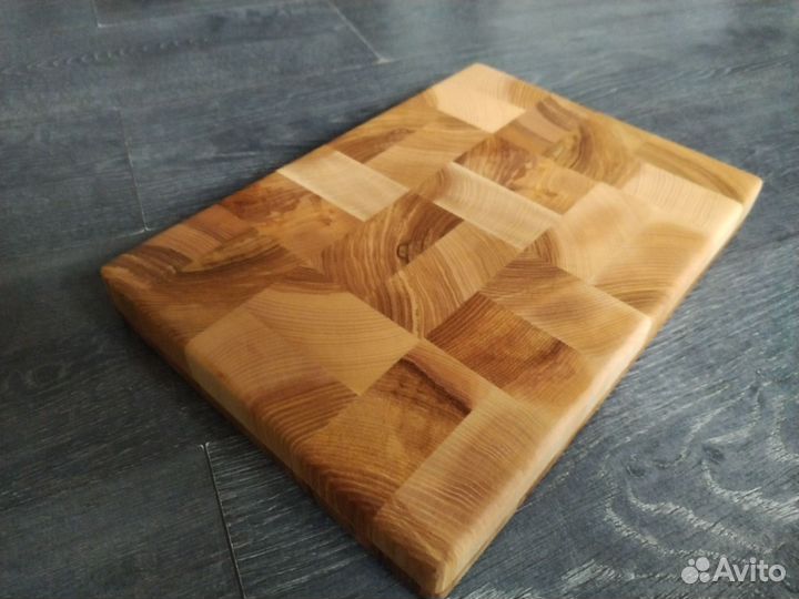 Доска разделочная торцевая из массива ясеня