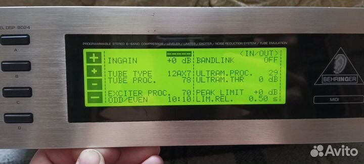 Процессор behringer ultra-dyne pro 9024