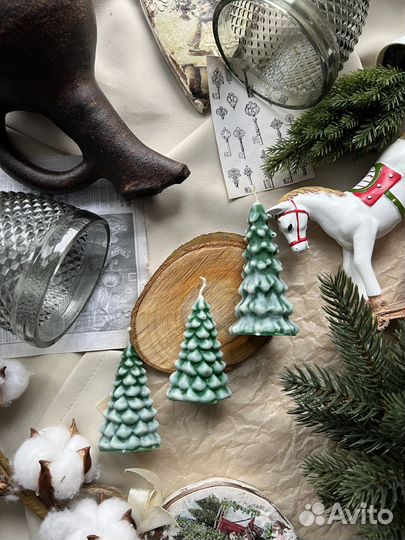 Форма для свечей ель