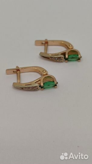 Золотые серьги 585 пробы